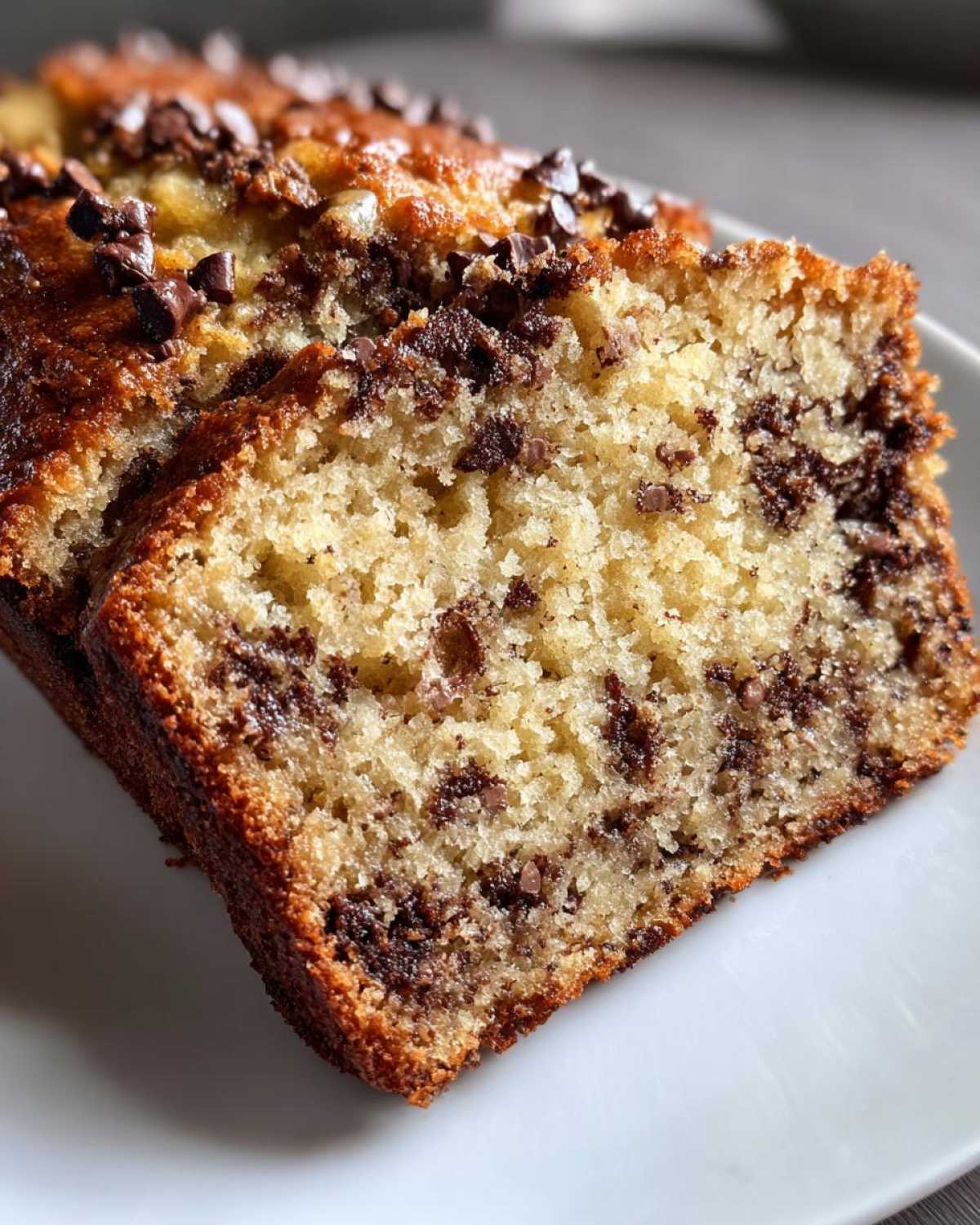 Chocolate Chip Banana Bread That Never Lasts - detail 3