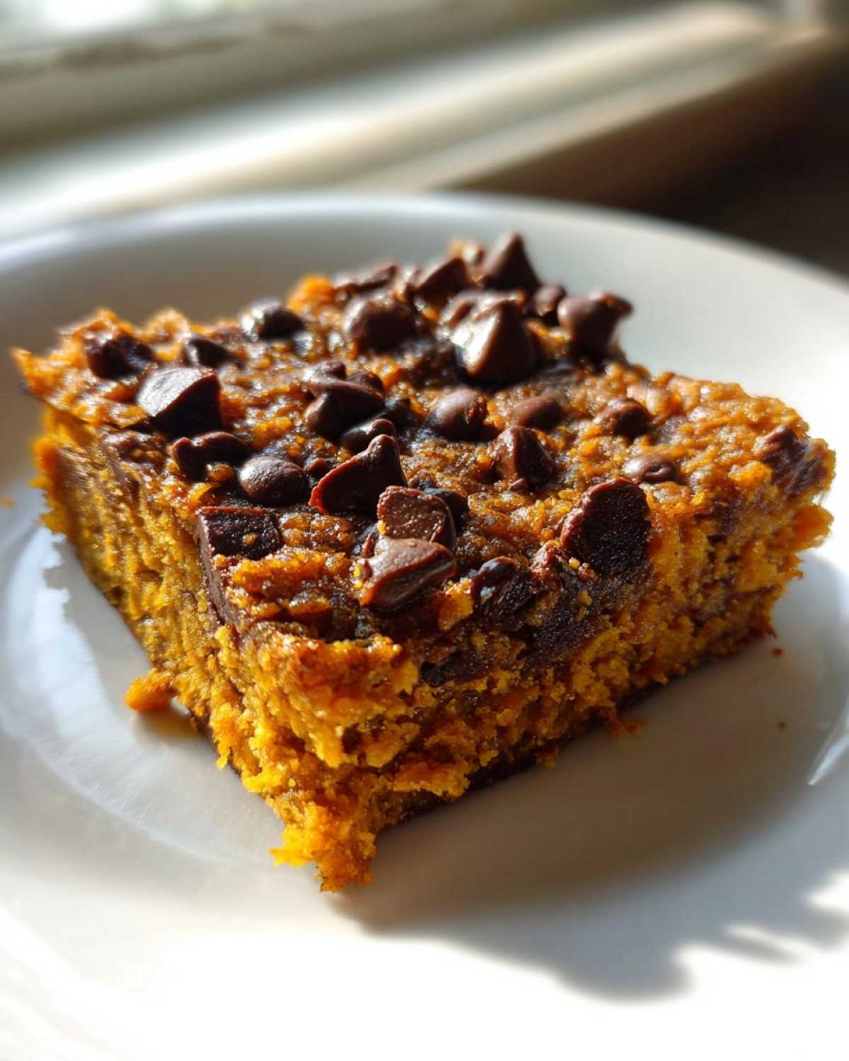 Chocolate Chip Pumpkin Bars - detail 1