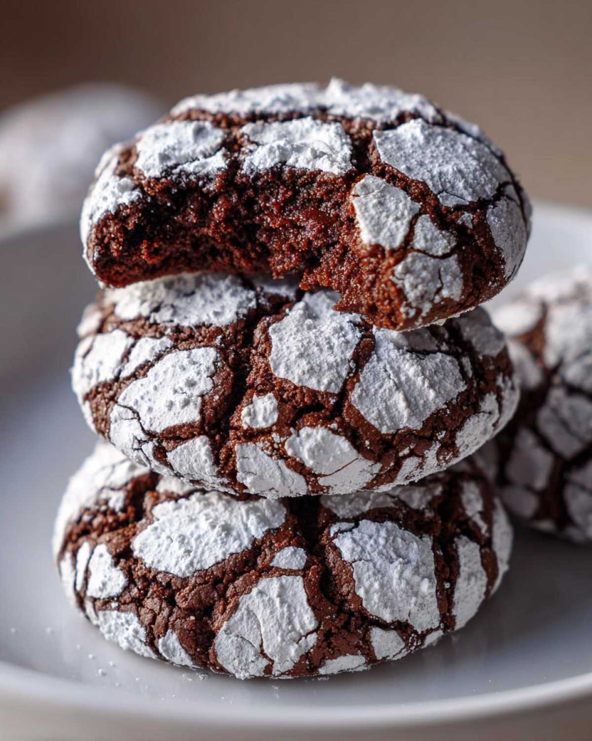 Chocolate Crinkle Cookies Santa Won’t Share - detail 1