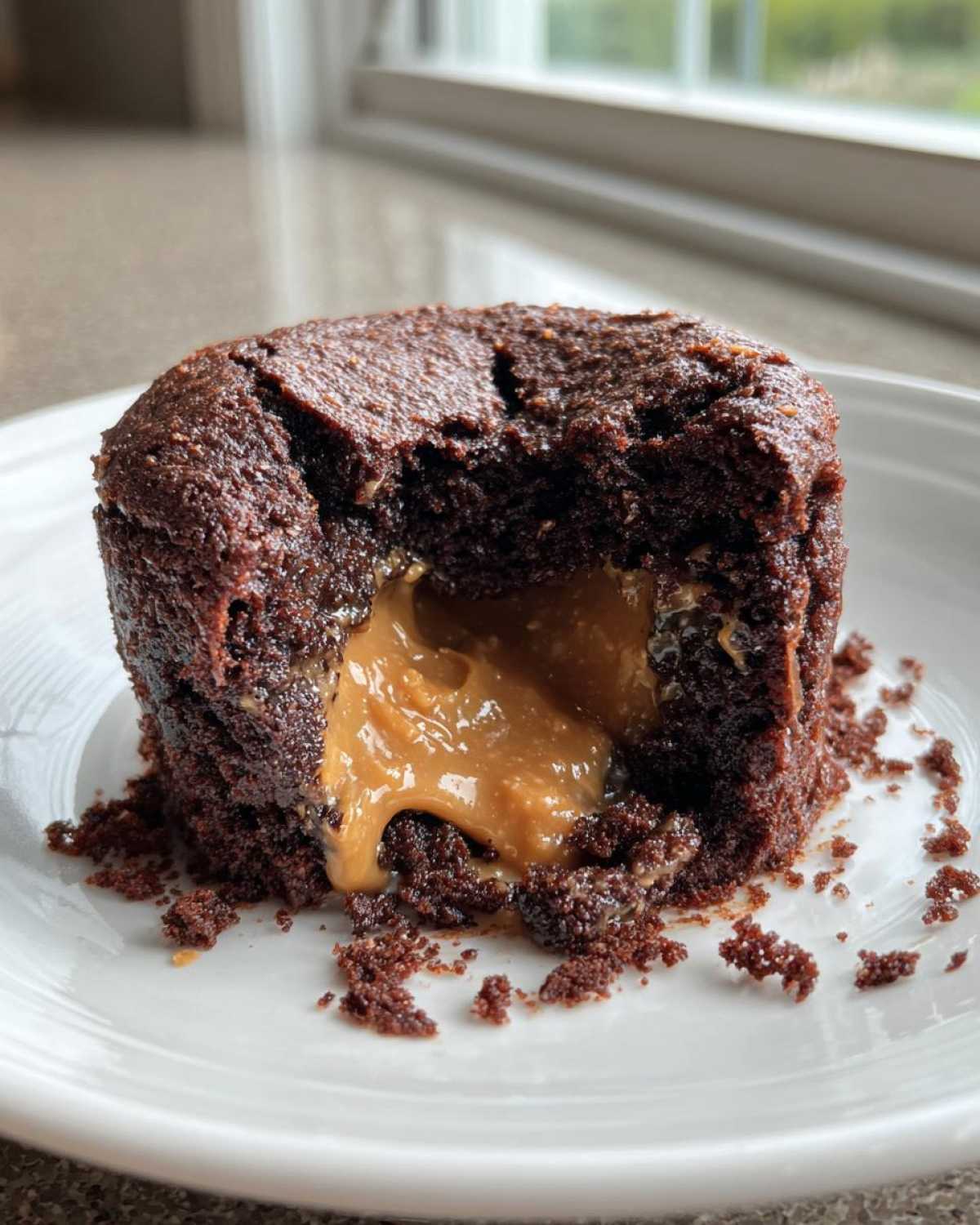 Chocolate Peanut Butter Mug Cake - detail 3