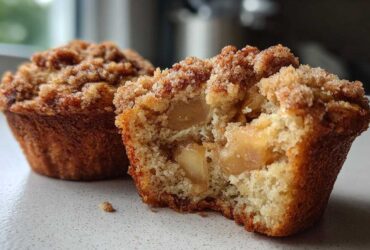 Cinnamon Apple Crumble Muffins