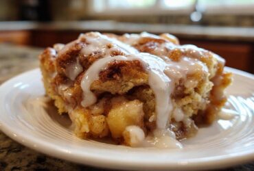 Cinnamon Roll Apple Cobbler