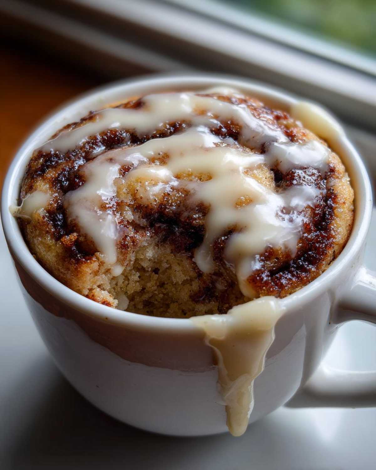 Cinnamon Roll Mug Cake - detail 1