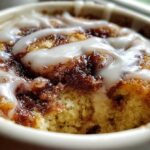 Cinnamon Roll Mug Cake