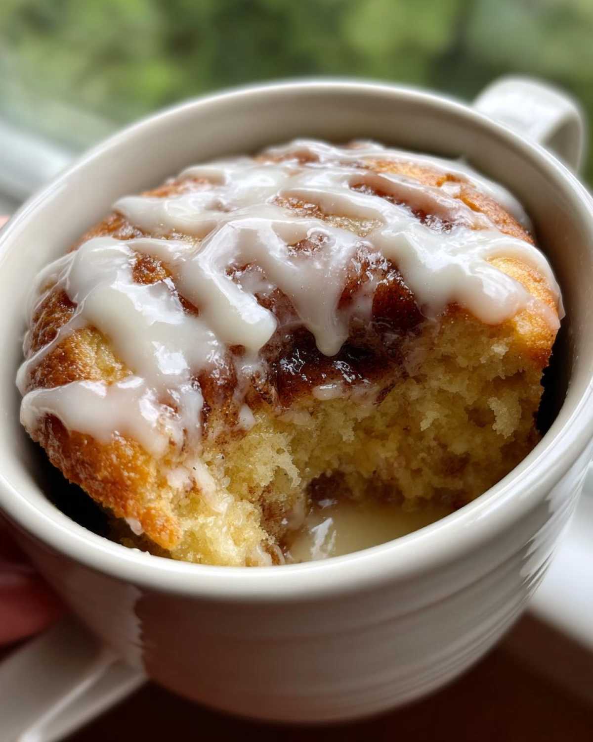 Cinnamon Roll Mug Cake - detail 2