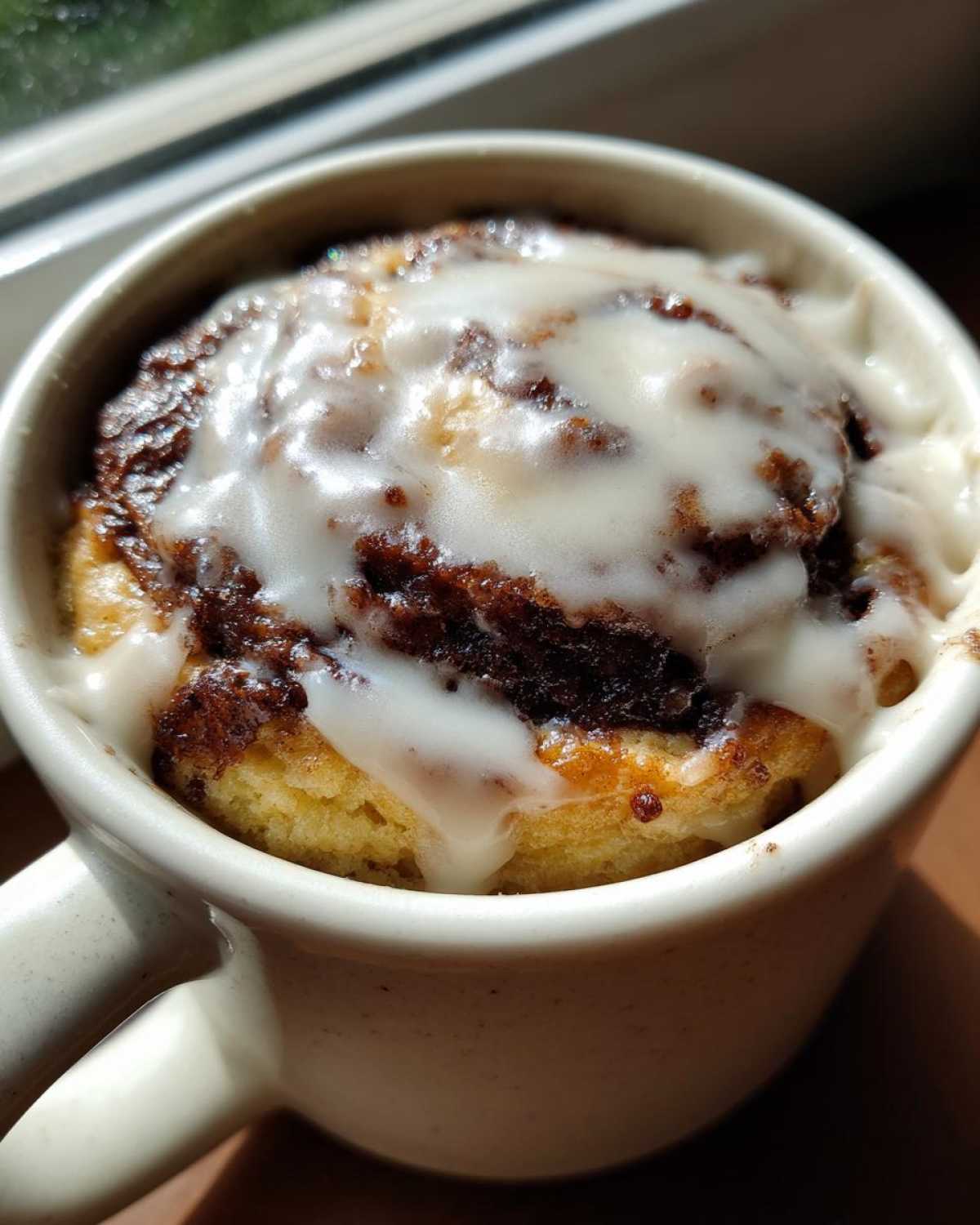 Cinnamon Roll Mug Cake - detail 3