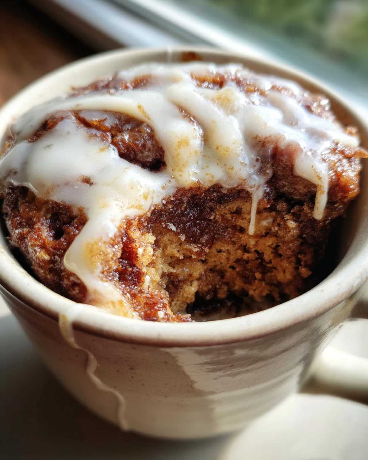 Cinnamon Roll Mug Cake - detail 4