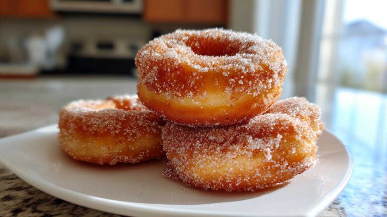 Cinnamon Sugar Air-Fryer Donuts