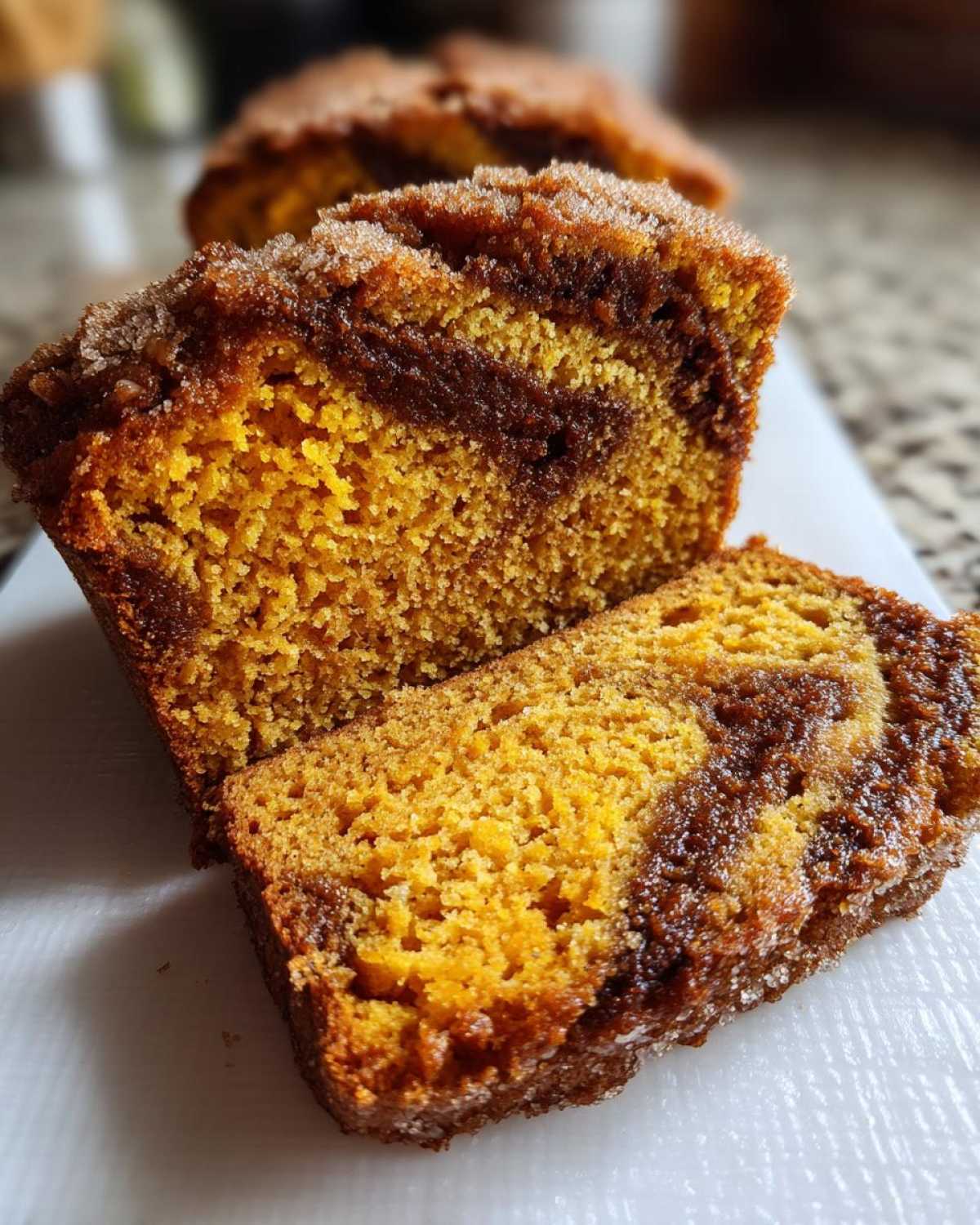 Cinnamon Swirl Pumpkin Bread - detail 1