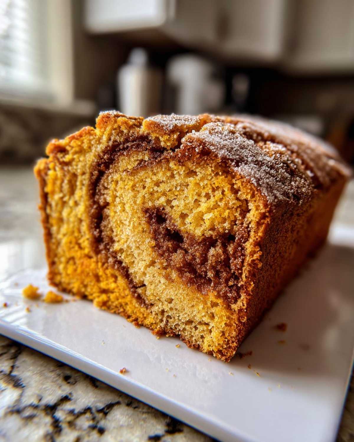 Cinnamon Swirl Pumpkin Bread - detail 3
