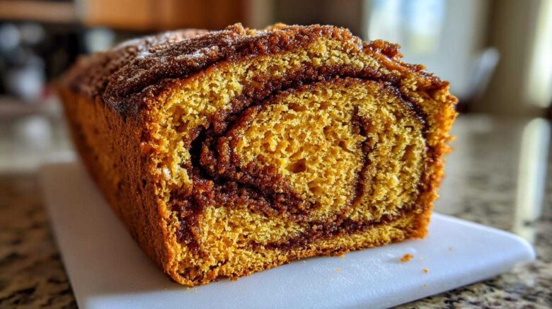 Cinnamon Swirl Pumpkin Bread