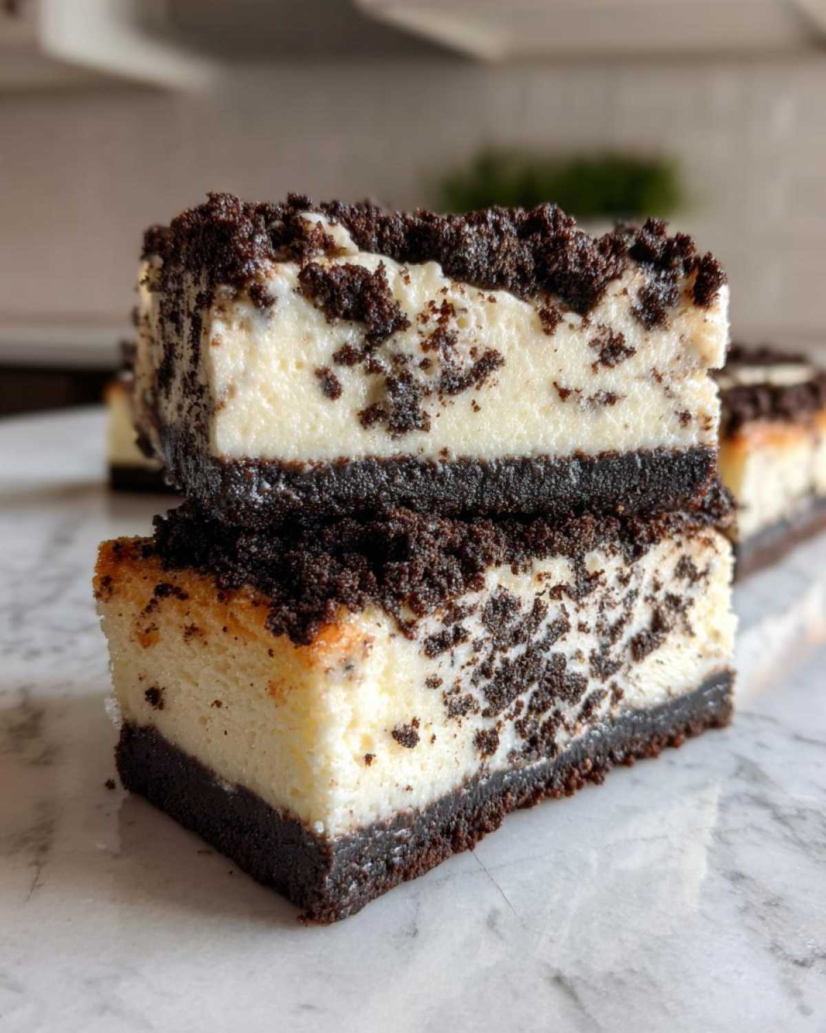 Cookies and Cream Cheesecake Bars - detail 1