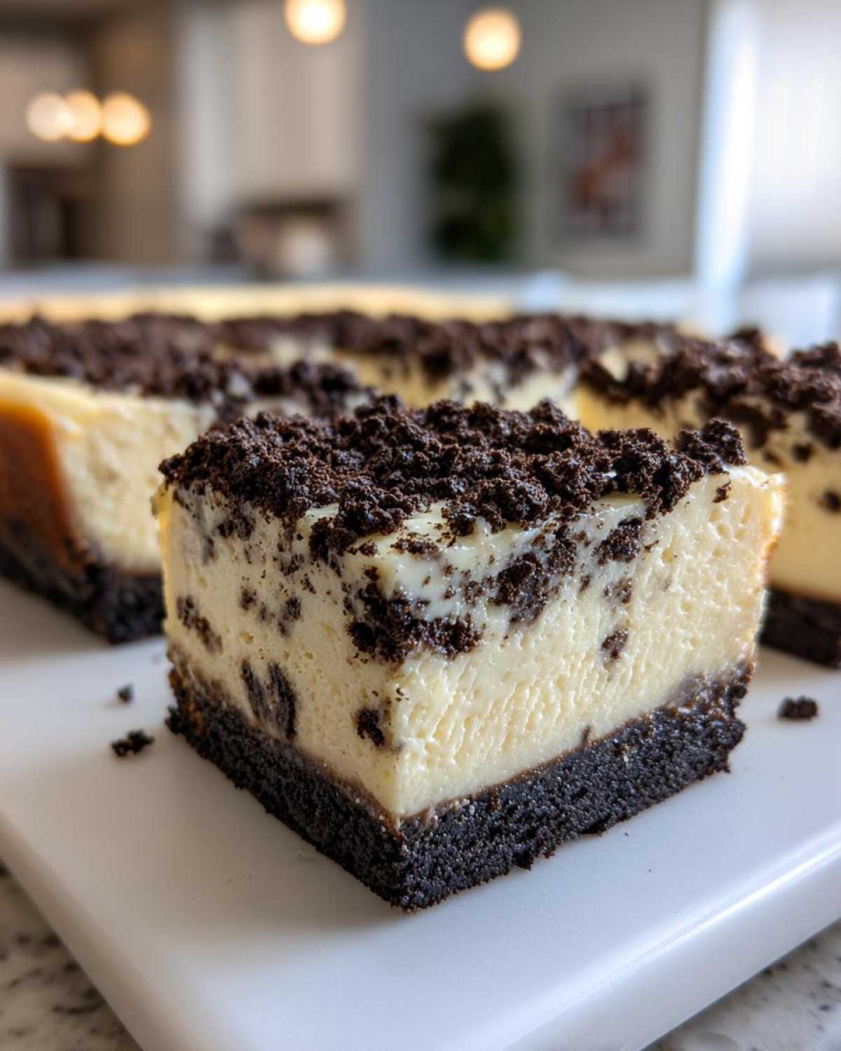 Cookies and Cream Cheesecake Bars - detail 3