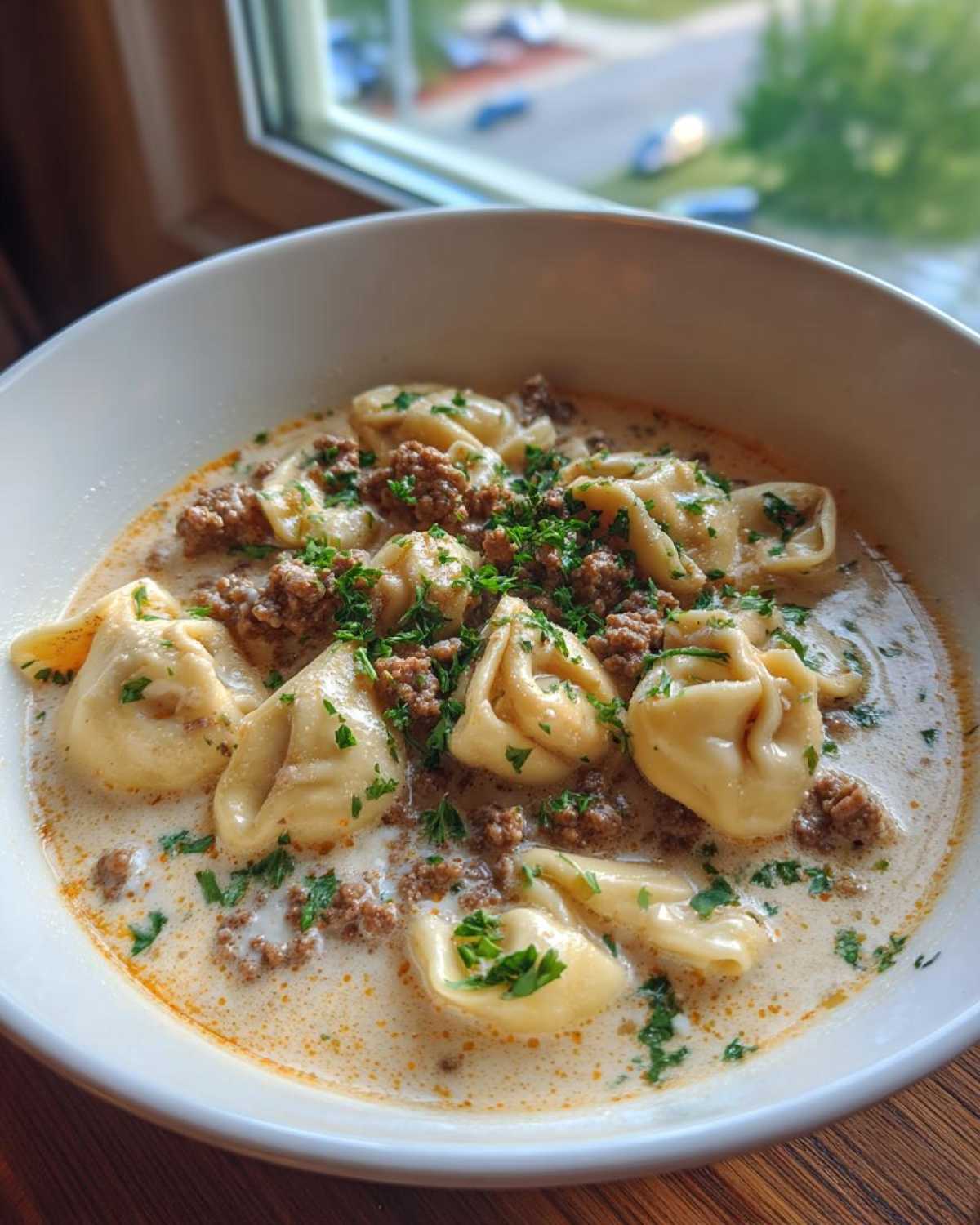 Creamy Beef Tortellini Soup - detail 2