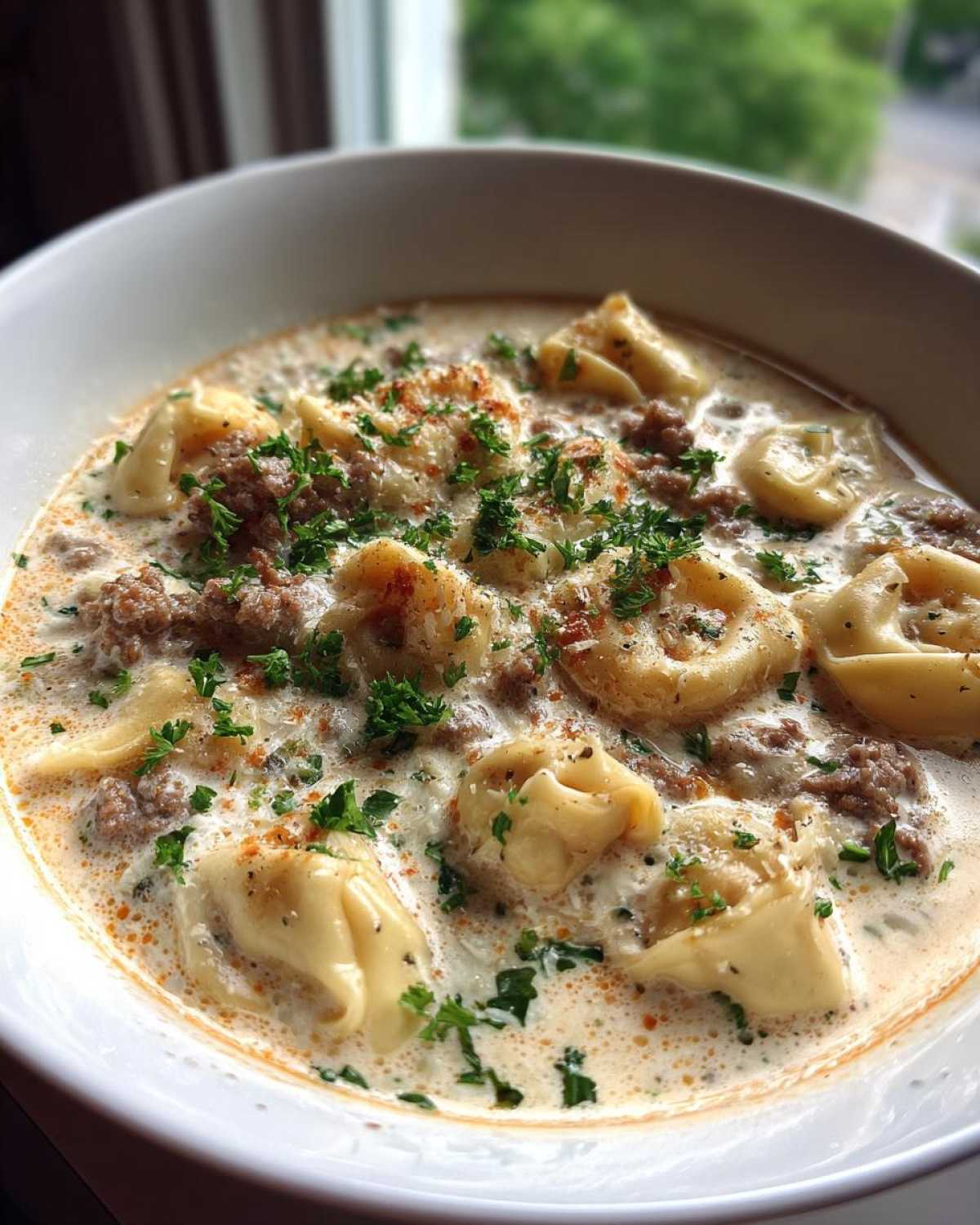 Creamy Beef Tortellini Soup - detail 4