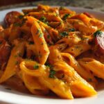 Creamy Cajun Sausage Pasta