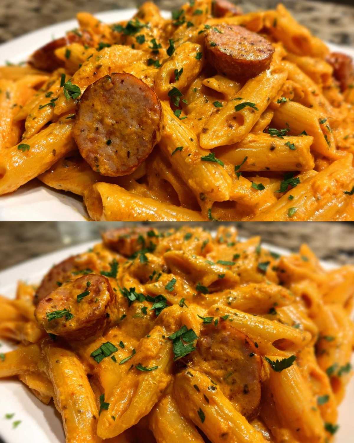 Creamy Cajun Sausage Pasta - detail 3