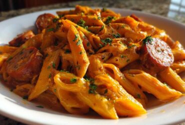 Creamy Cajun Sausage Pasta