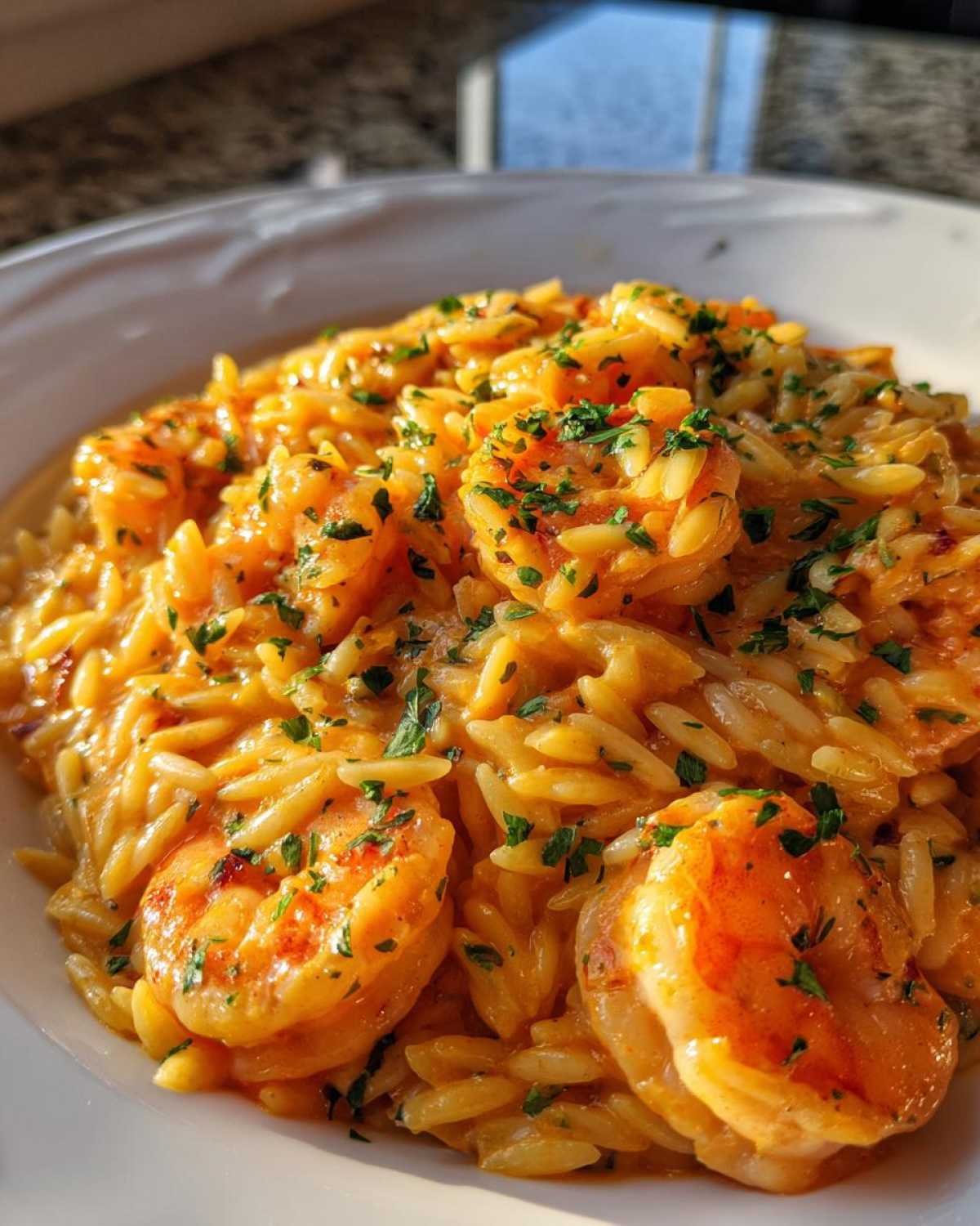 Creamy Cajun Shrimp Orzo - detail 4