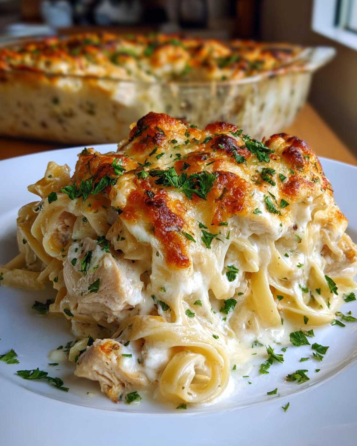 Creamy Chicken Alfredo Bake - detail 1