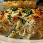 Creamy Chicken Alfredo Bake
