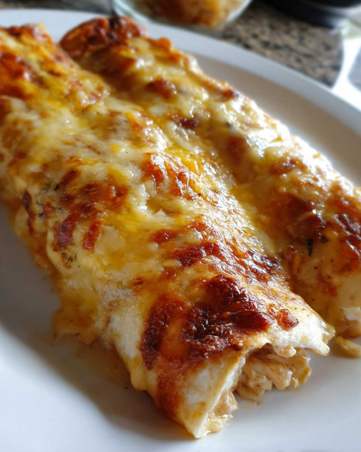 Creamy Chicken Enchiladas - detail 2