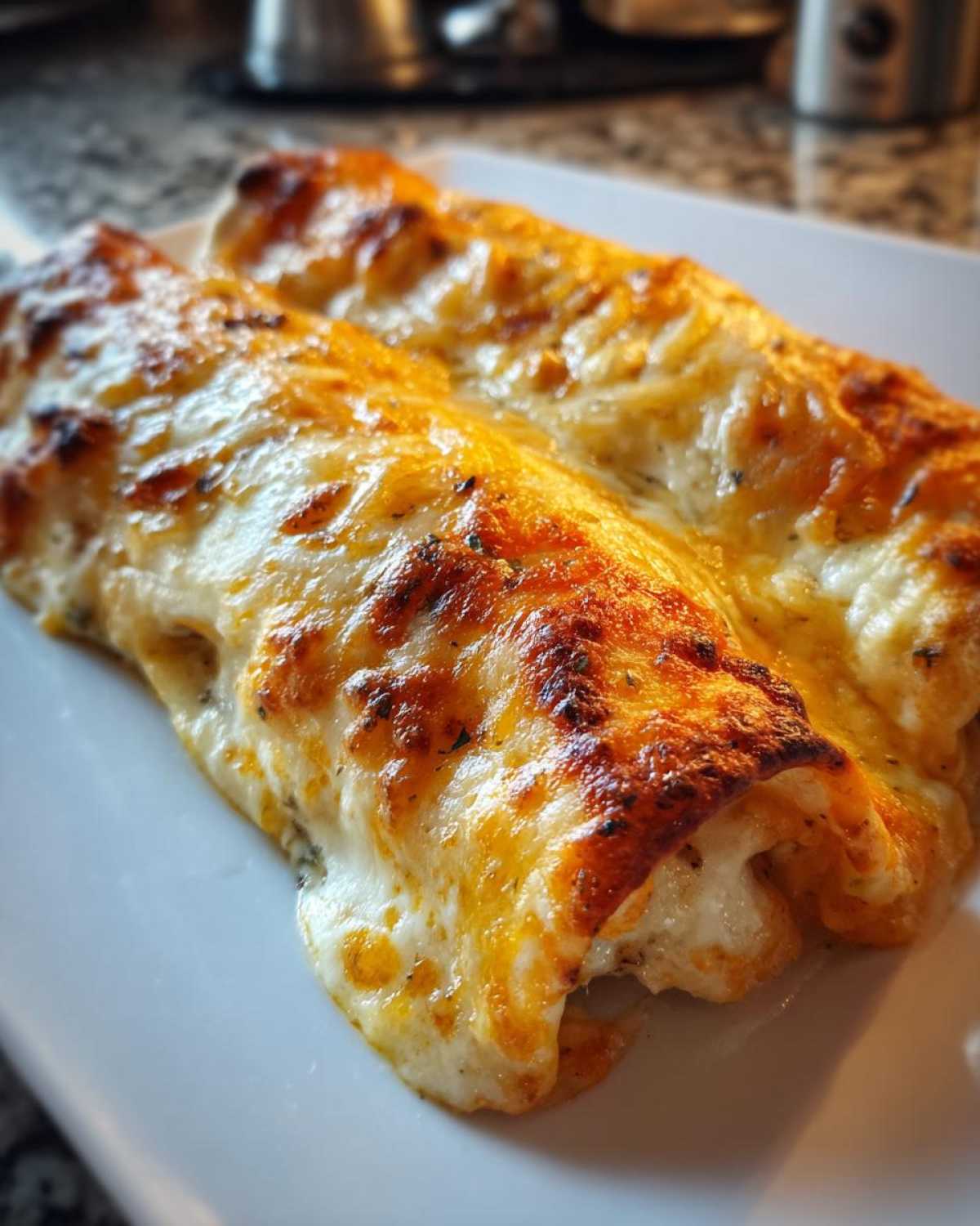 Creamy Chicken Enchiladas - detail 3