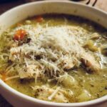 Creamy Chicken Pesto Soup