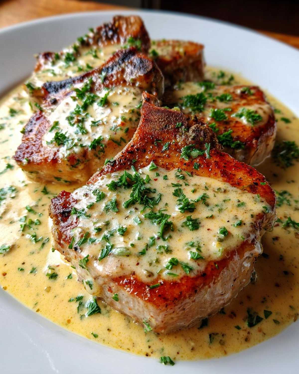 Creamy Dijon Pork Chops - detail 2