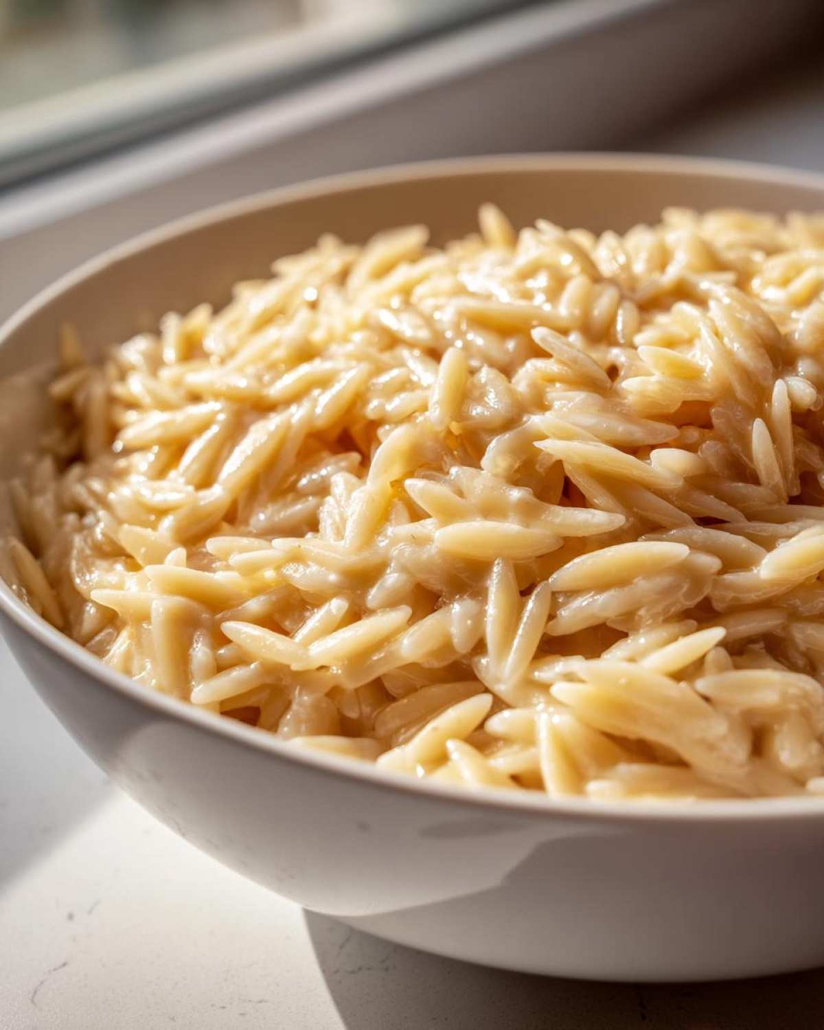 Creamy Garlic Parmesan Orzo - detail 1