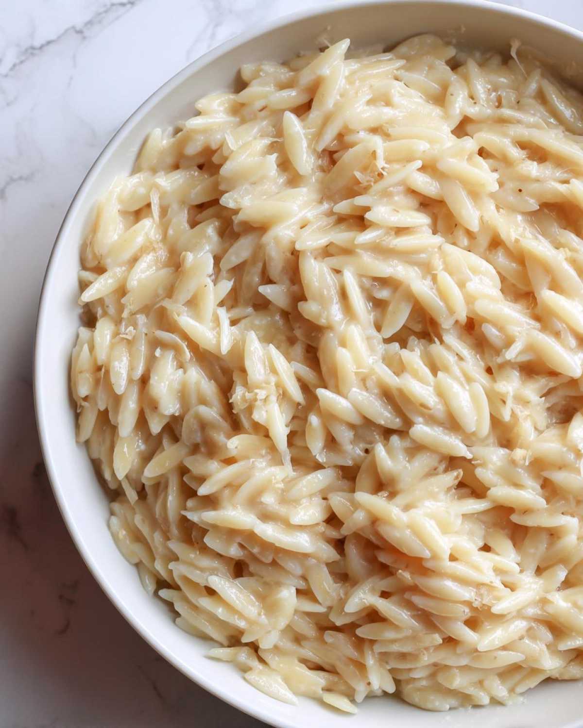 Creamy Garlic Parmesan Orzo - detail 3