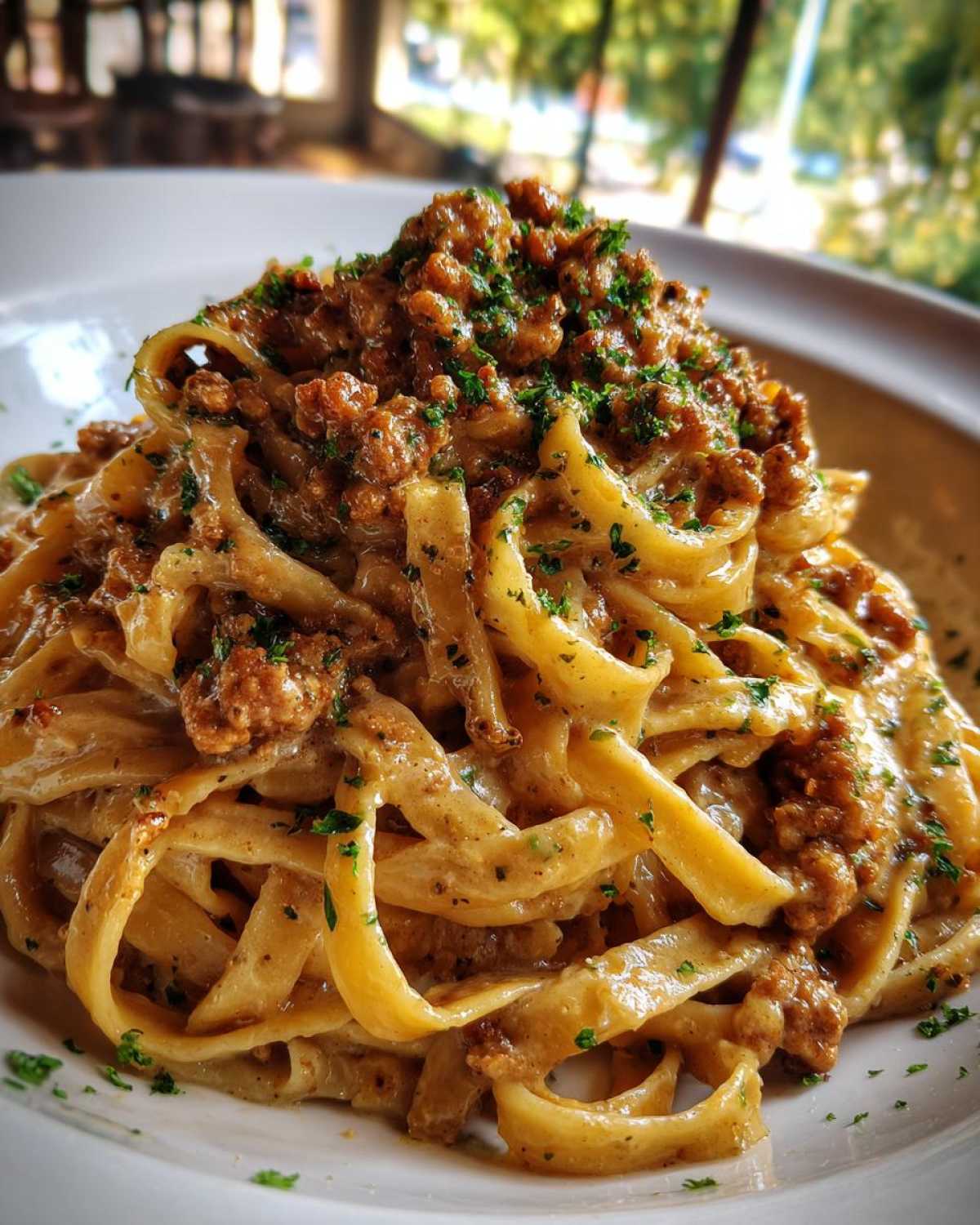 Creamy Garlic Sausage Pasta - detail 3