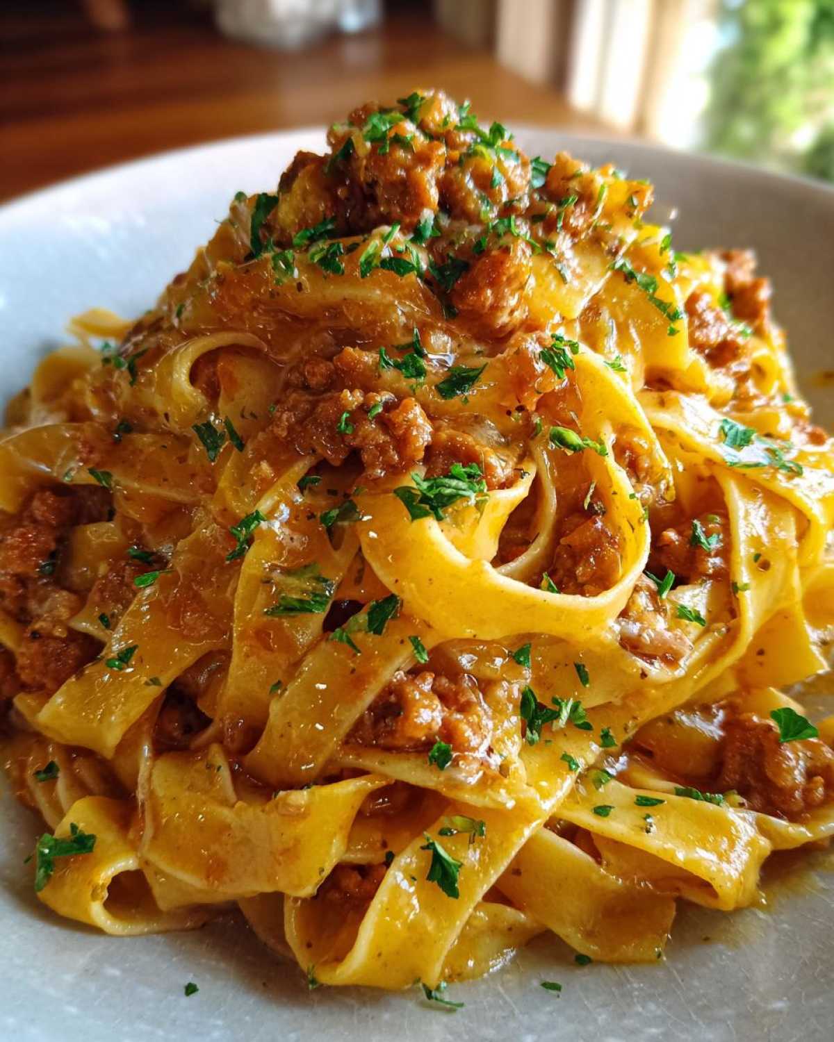 Creamy Garlic Sausage Pasta - detail 4