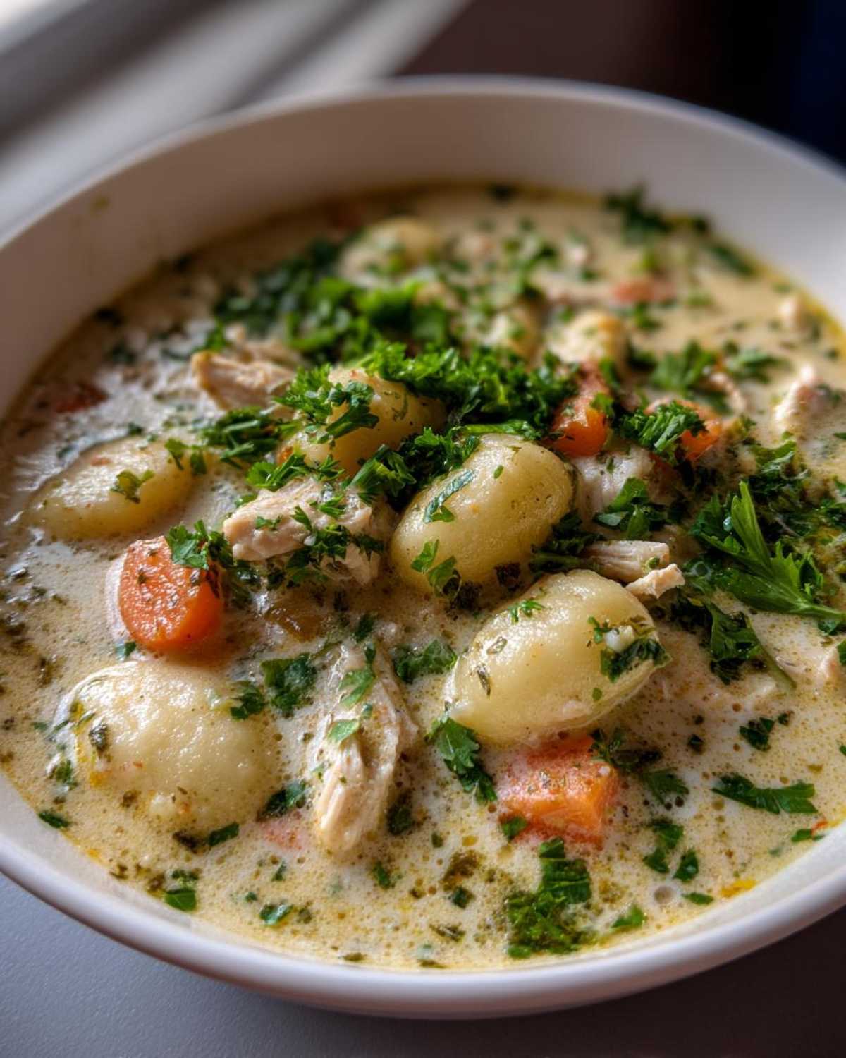 Creamy Gnocchi Chicken Soup - detail 3