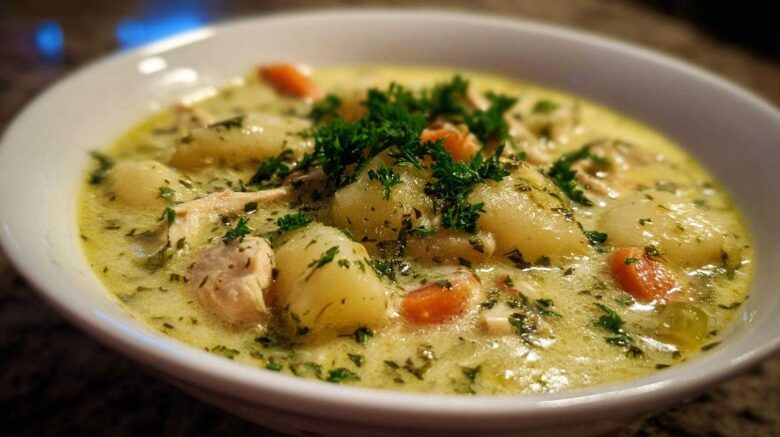 Creamy Gnocchi Chicken Soup
