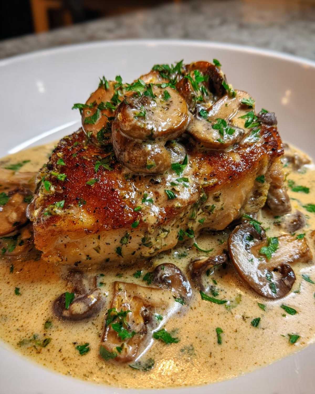 Creamy Mushroom Chicken Thighs - detail 1