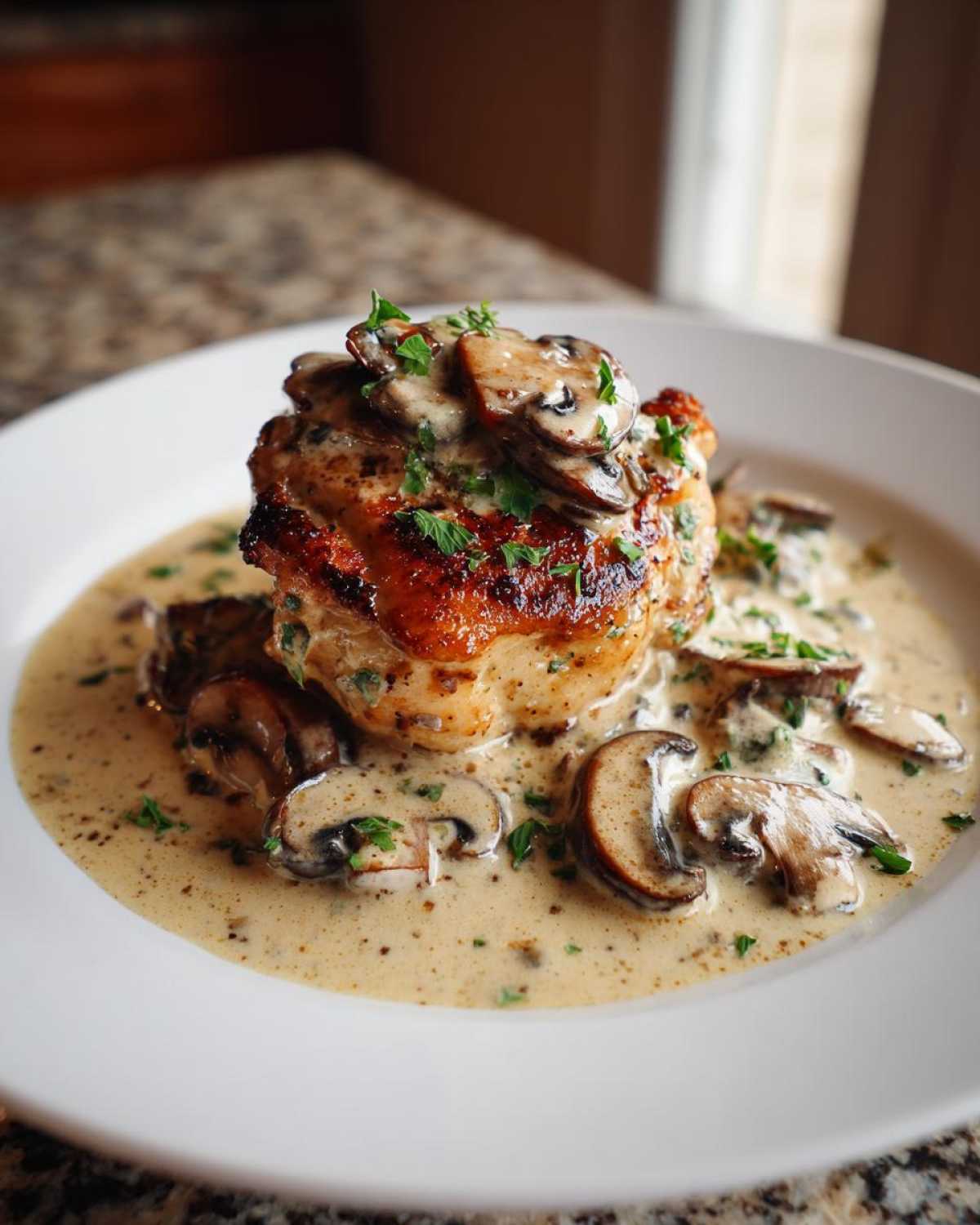 Creamy Mushroom Chicken Thighs - detail 4