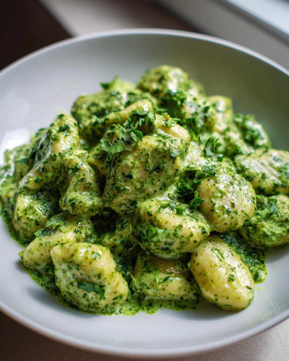 Creamy Pesto Gnocchi - detail 1