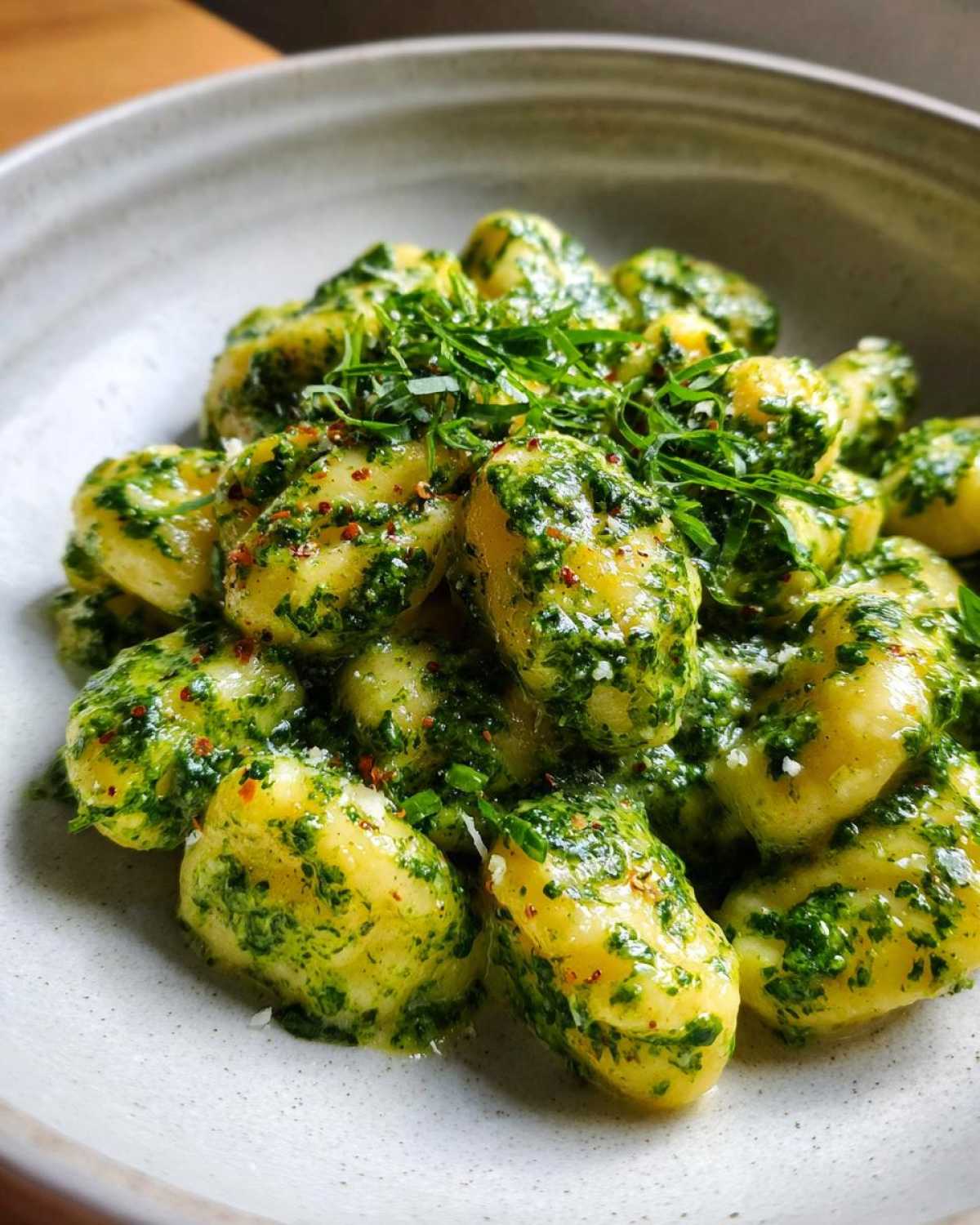 Creamy Pesto Gnocchi - detail 2