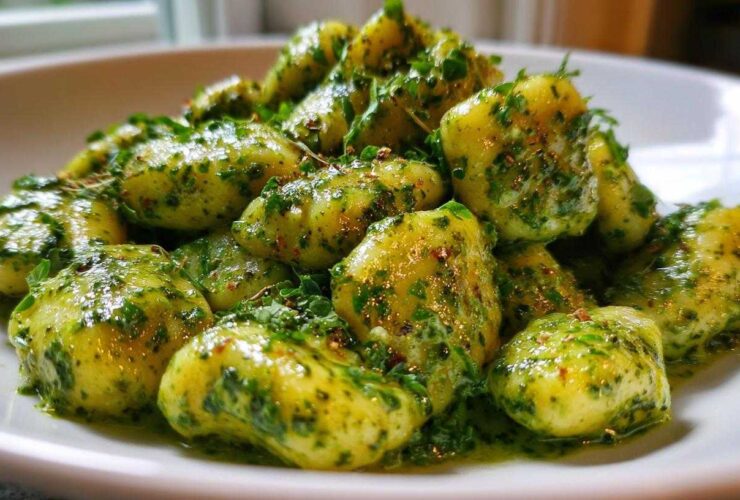 Creamy Pesto Gnocchi