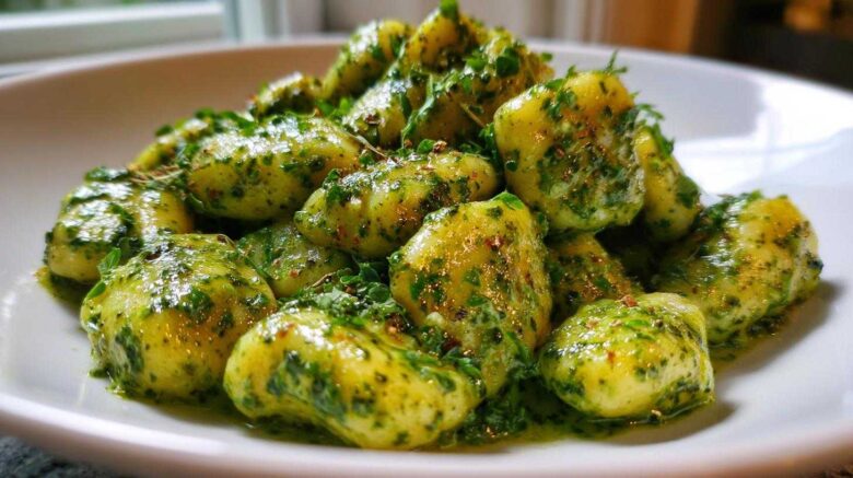 Creamy Pesto Gnocchi