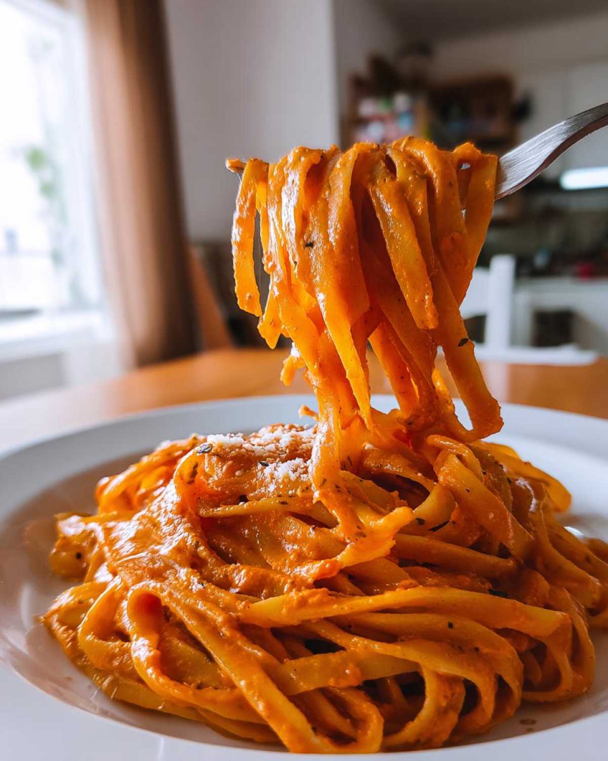 Creamy Roasted Red Pepper Pasta - detail 2