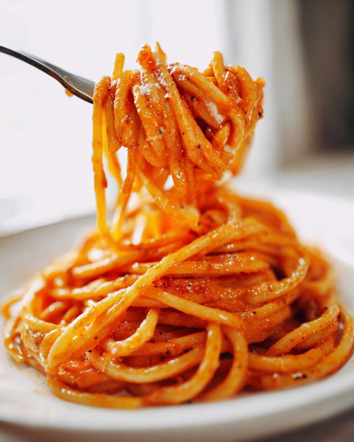 Creamy Roasted Red Pepper Pasta - detail 3