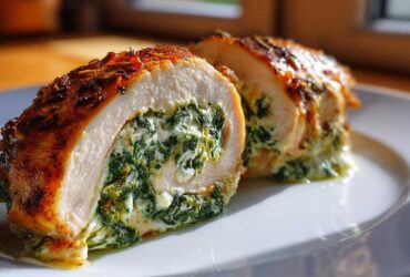 Creamy Spinach Chicken Roll-Ups