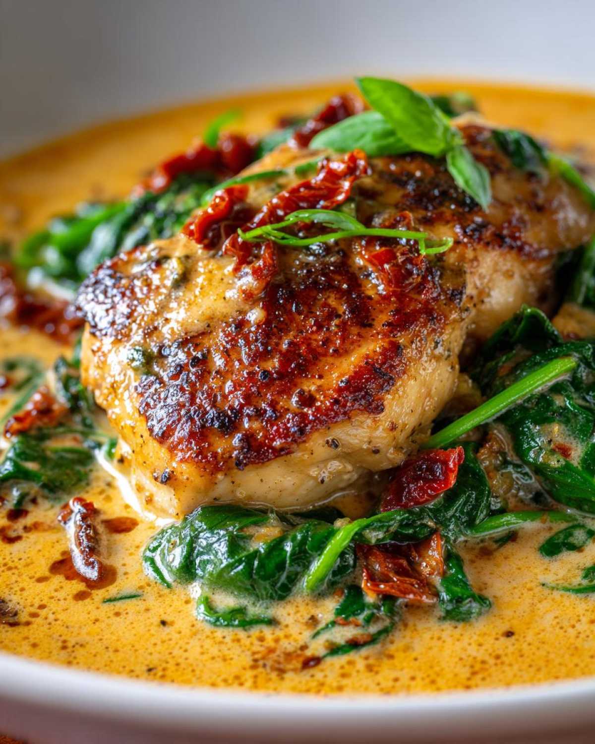 Creamy Tuscan Chicken - detail 2