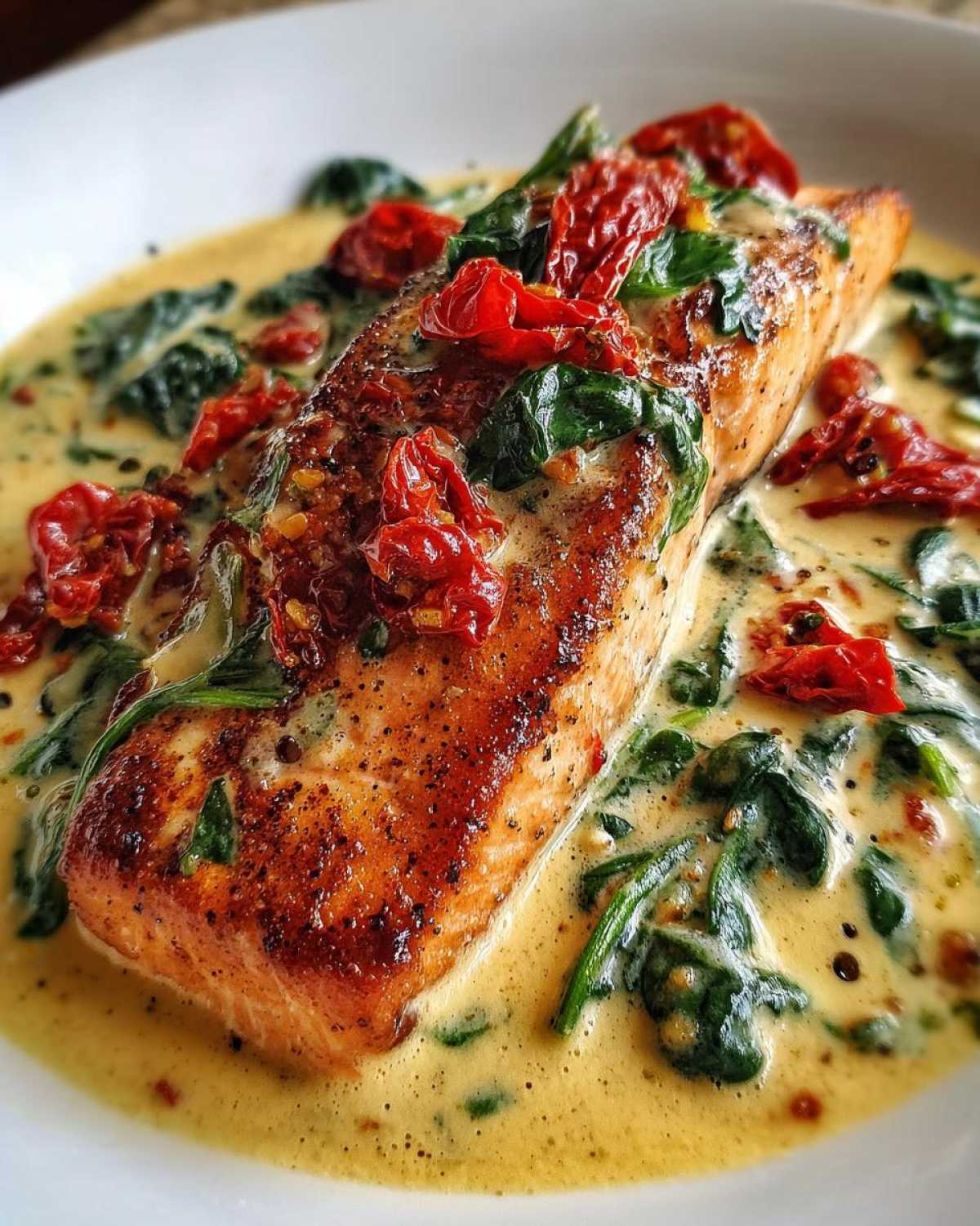 Creamy Tuscan Salmon - detail 3