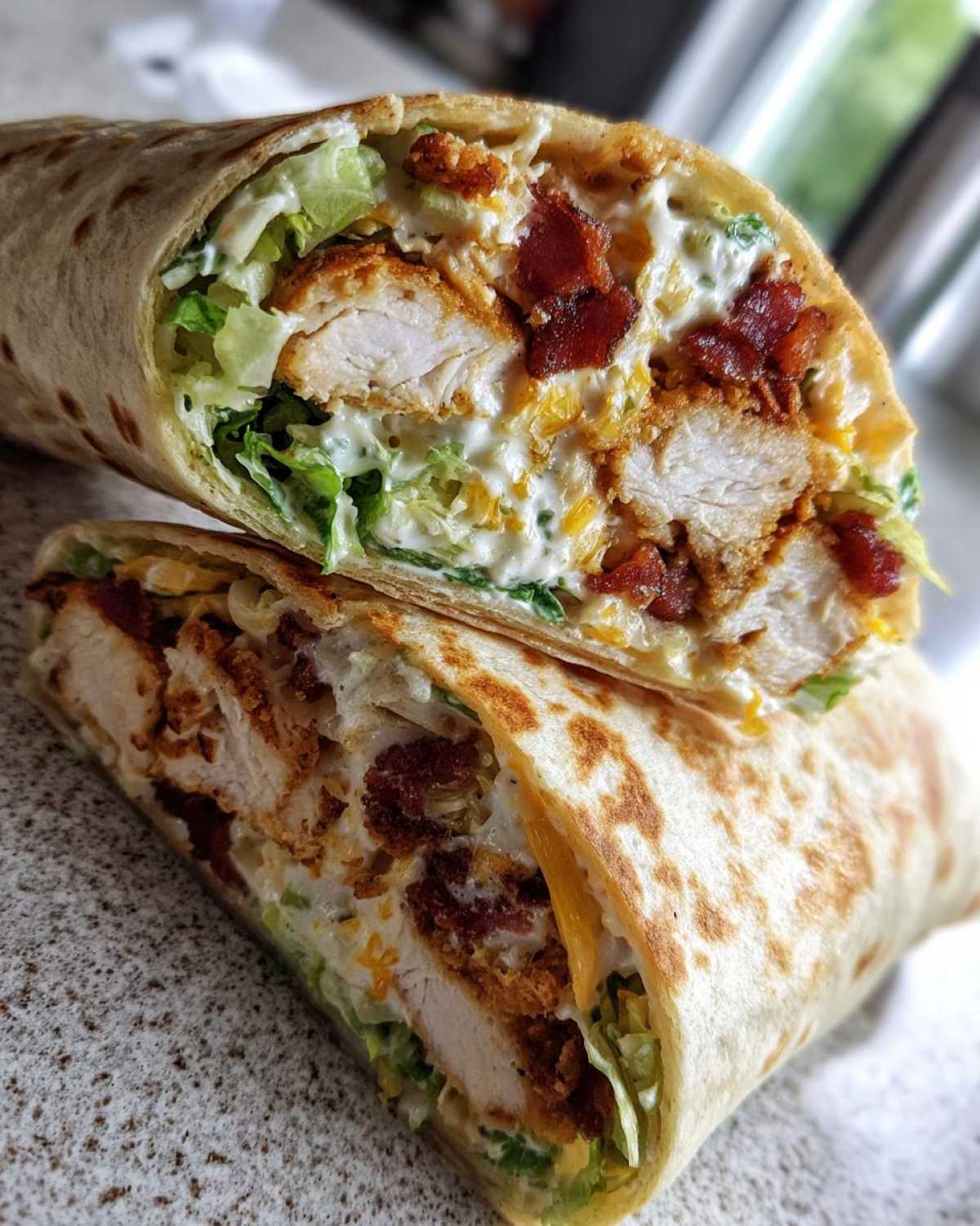 Crispy Chicken Bacon Ranch Wraps - detail 1