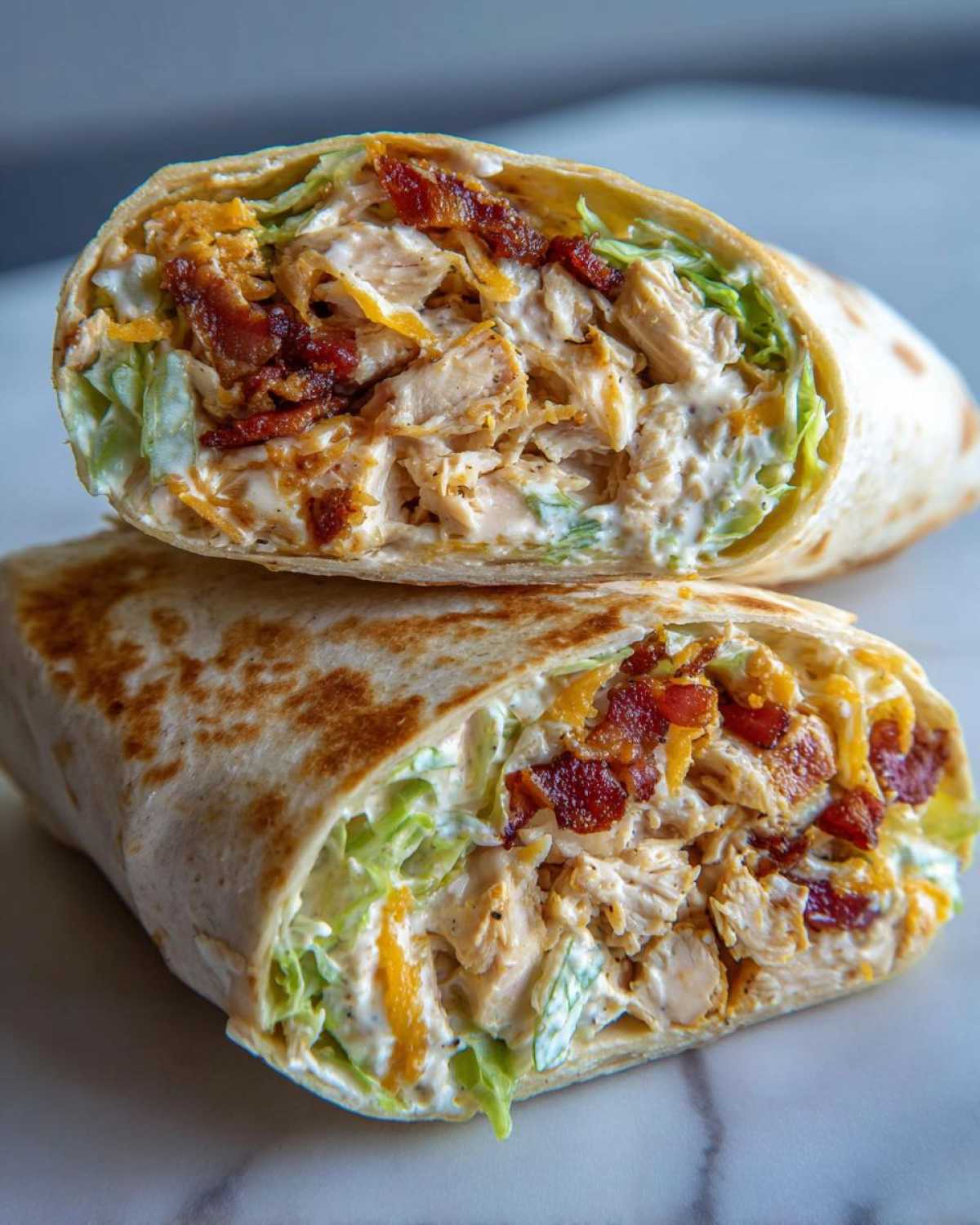 Crispy Chicken Bacon Ranch Wraps - detail 3