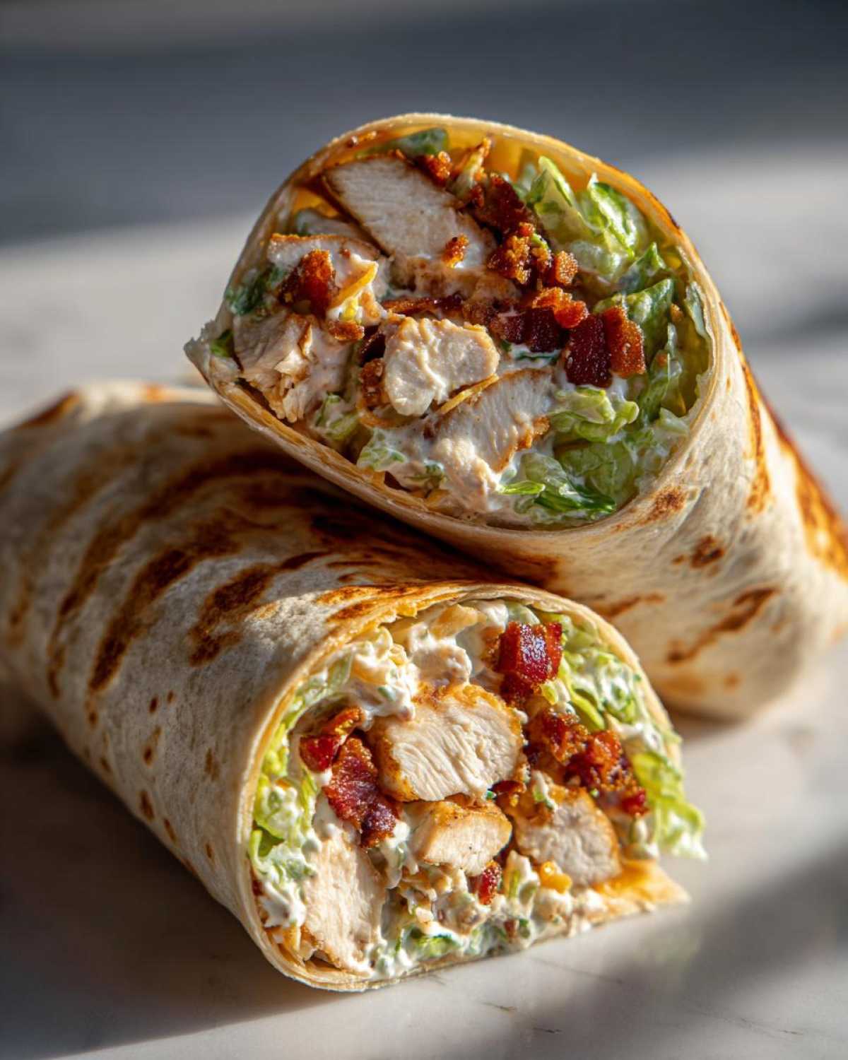 Crispy Chicken Bacon Ranch Wraps - detail 4