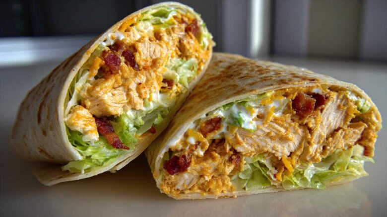 Crispy Chicken Bacon Ranch Wraps